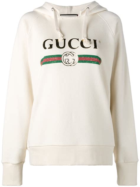 fake gucci logo sweater off white|genuine gucci hoodie.